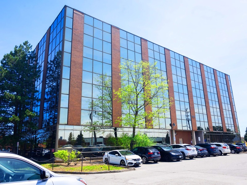 Exterior of Brattys office building